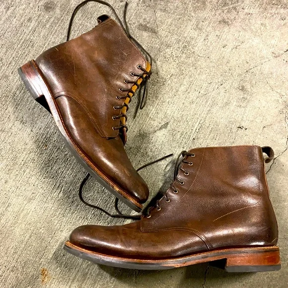 Mens Odin New York Gray Chukka Leather Lace Up Dress Boots F16855676 Size 12 Chukka Gray Boots for Men for Sale | Shop New & Used Men main image 4